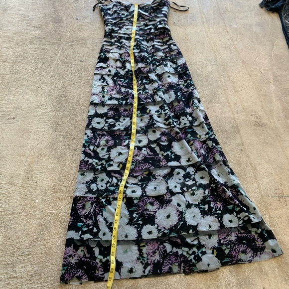 BCBG Maxazria Erika Pleated Multicolored Gown/prom/formal Dress Size 2 Preowned - Picture 5 of 12